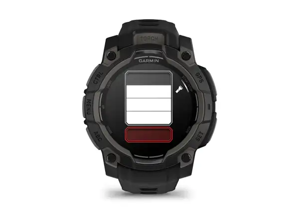 Garmin Instinct 3 Amoled 45 mm inteligentné hodinky Black/Black remienok