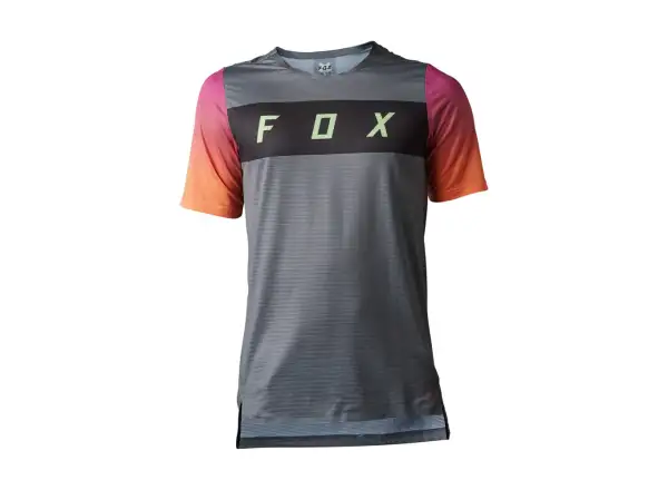 Fox Flexair Arcadia pánsky dres krátky rukáv Pewter