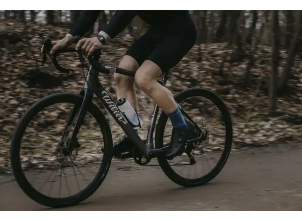 Force Enjoy cyklistická fľaša 750 ml transparentná/čierna