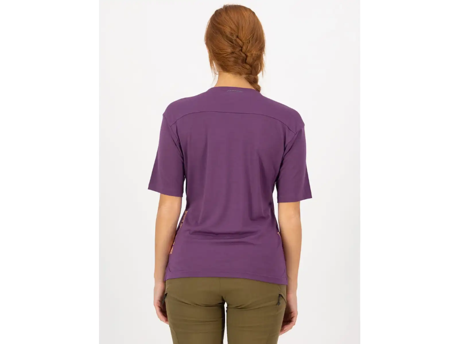Mons Royale Diversion Merino dámsky dres krátky rukáv Ultraviolet/Boysenberry