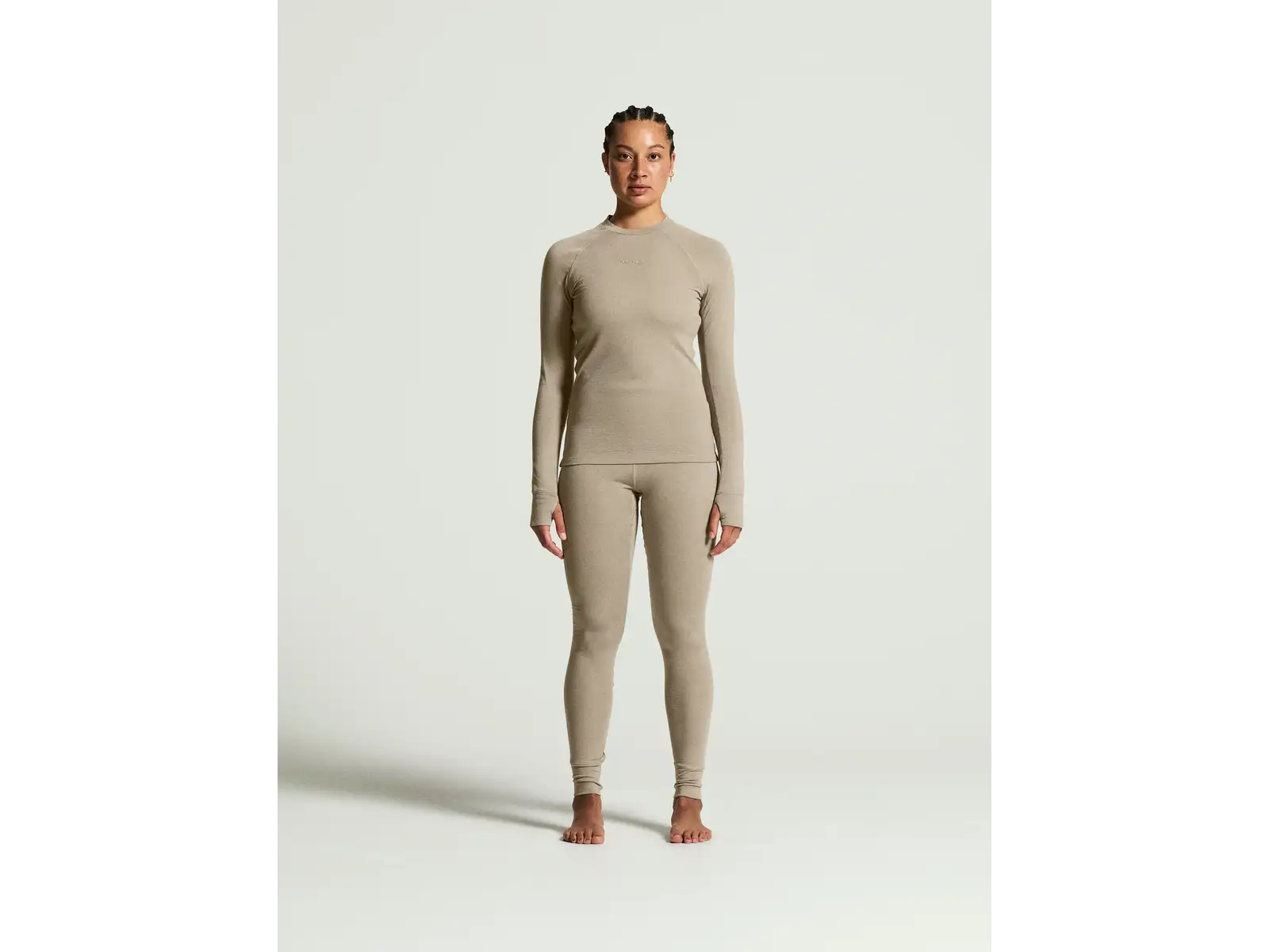 CRAFT Wool Comfort RN LS dámske tričko béžová