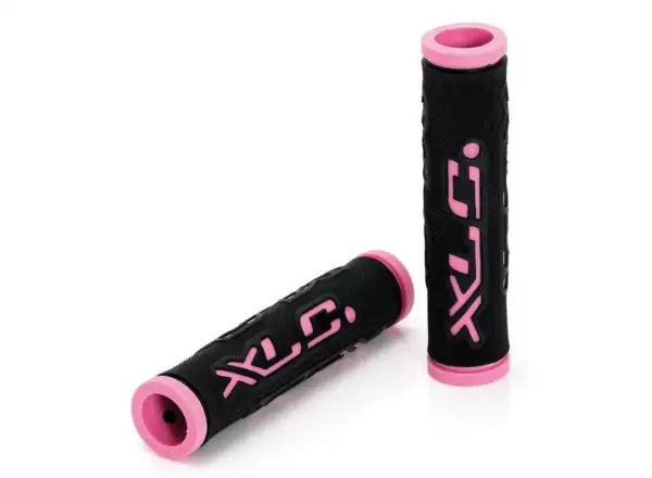 XLC GR-G07 gripy čierna/ružová