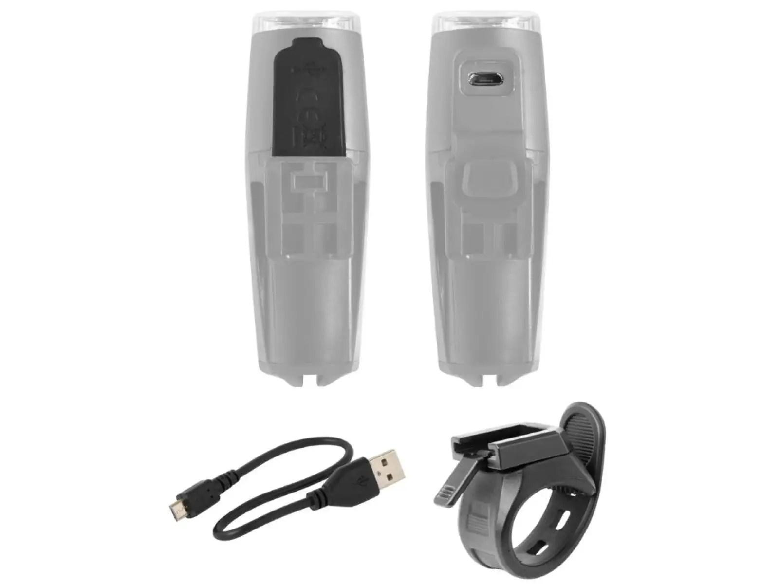 Force Shark 500LM USB predné svetlo, čierne