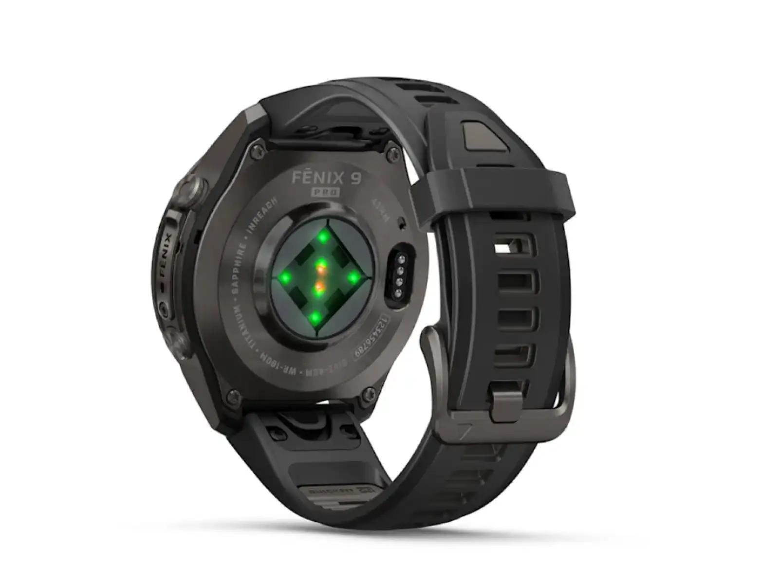 Garmin Fénix 9 Pro inReach 43 mm inteligentné hodinky Carbon Gray DLC Titanium Black/Pebble Gray