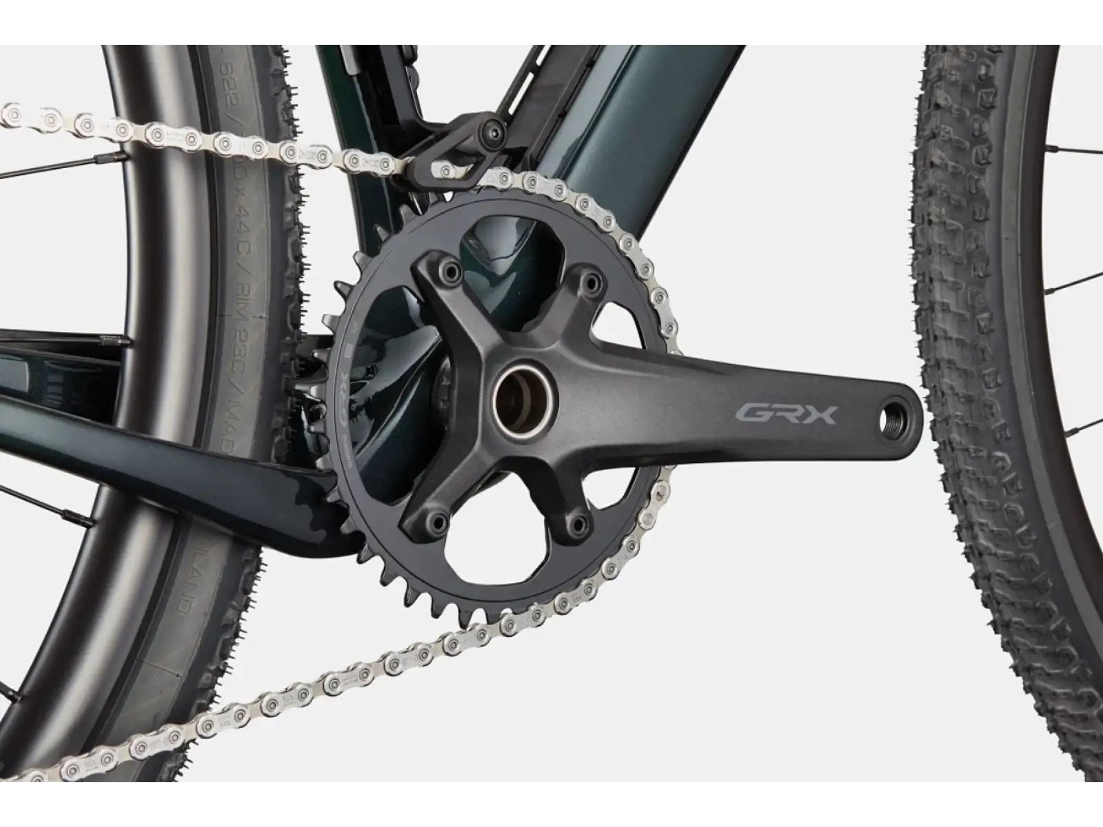 Cannondale Topstone Carbon 2 Lefty gravel bike Green vel. M