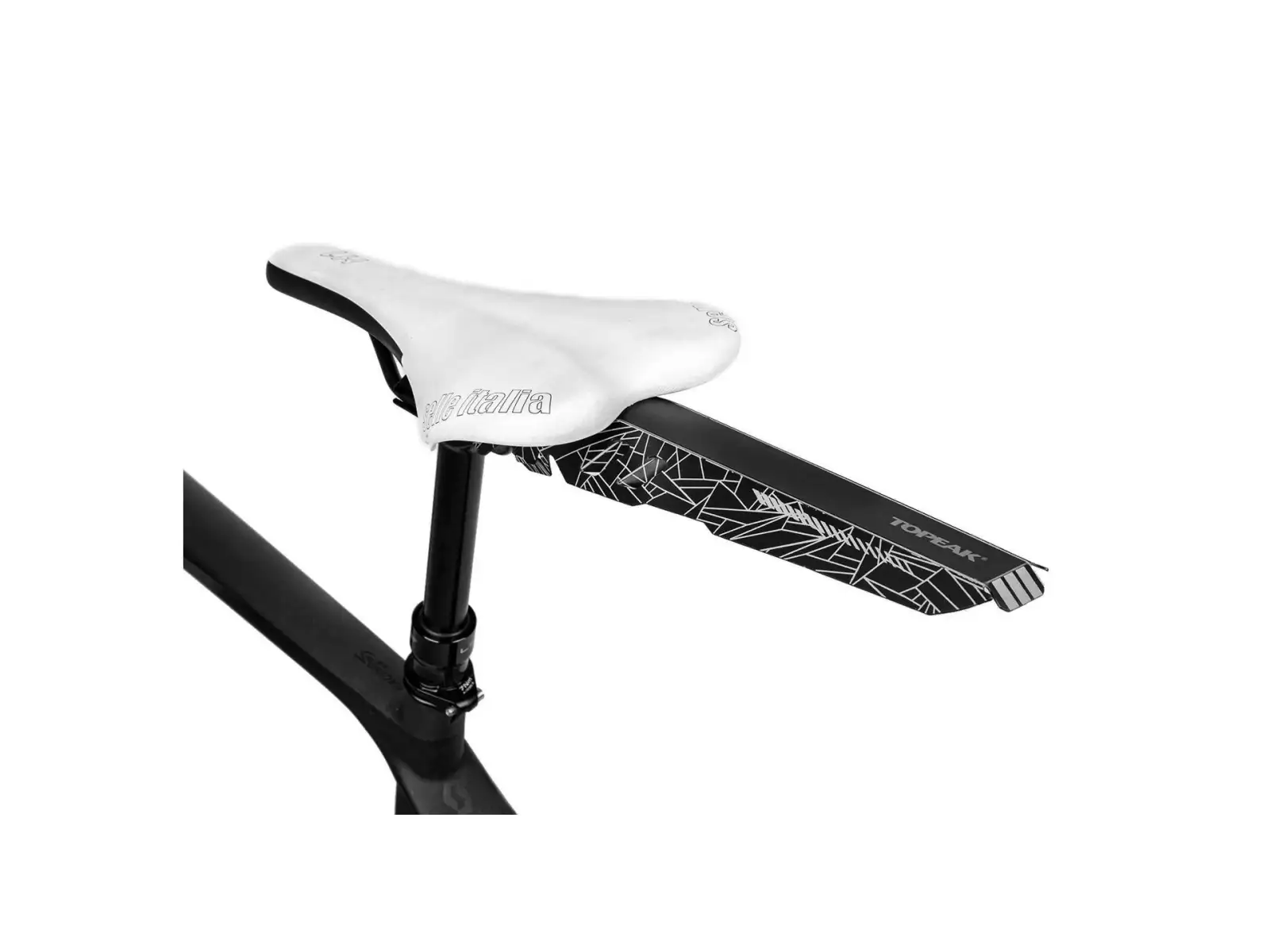 Zadný blatník Topeak D-Flash S čierny/reflexný