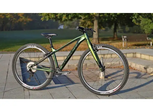 Rock Machine Thunder 29" VB detský bicykel S Gloss Metallic Khaki/Pearl Black