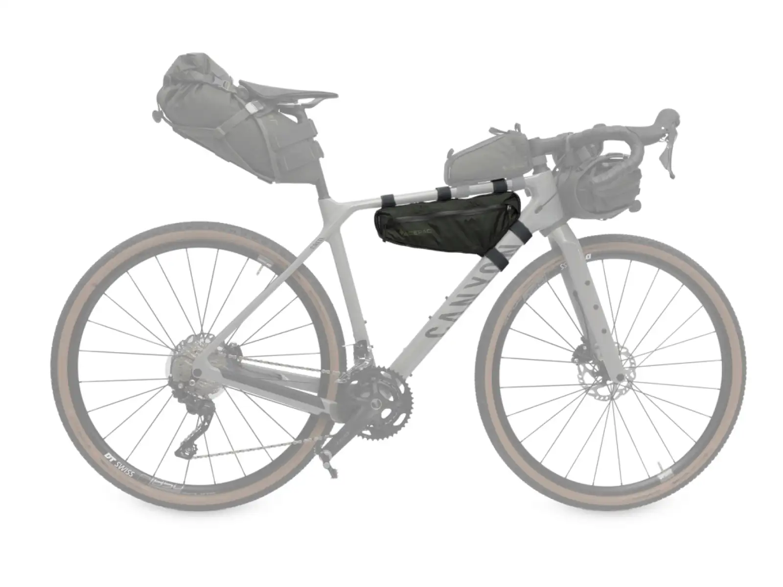 Acepac Triangle Frame Bag MKIII brašňa 2 l Black, veľ. M