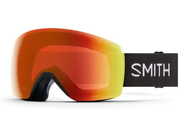 Smith Skyline lyžiarske okuliare Black /ChromaPop Everyday Red Mirror