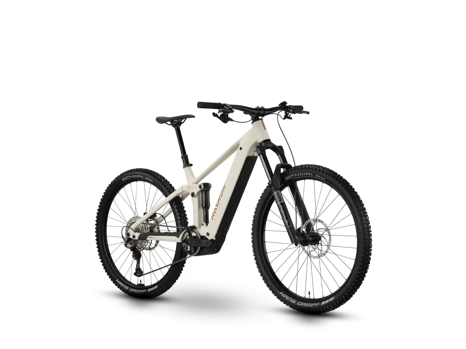Raymon Korak Pro pepperwhite/copper celoodpružený elektrobicykel