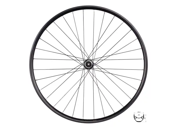 FORCE XC DISC 622x23 Zadné vypletené koleso TX505-CL 32 drôtov