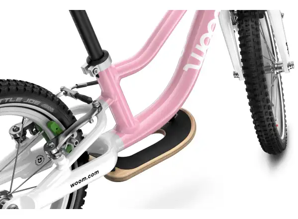 Woom GO 1 Plus detské odrážadlo 14" farba Powder Pink
