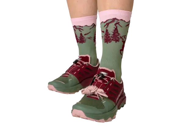 Dynafit Alpine Pro 2 dámska bežecka obuv Sage/Burgundy