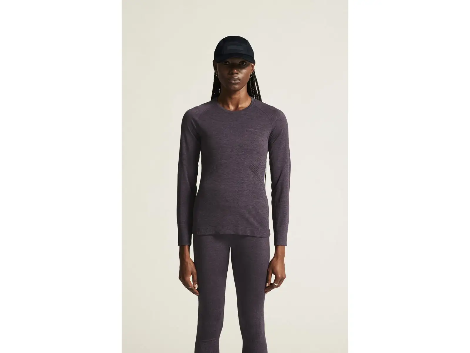 Craft Core Dry Active Comfort dámske tričko dlhý rukáv fialová