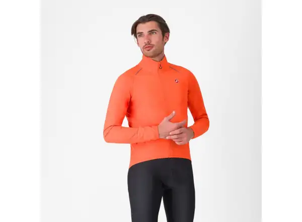 Castelli Emergency 3 Rain Jacket pánska bunda Brilliant Orange
