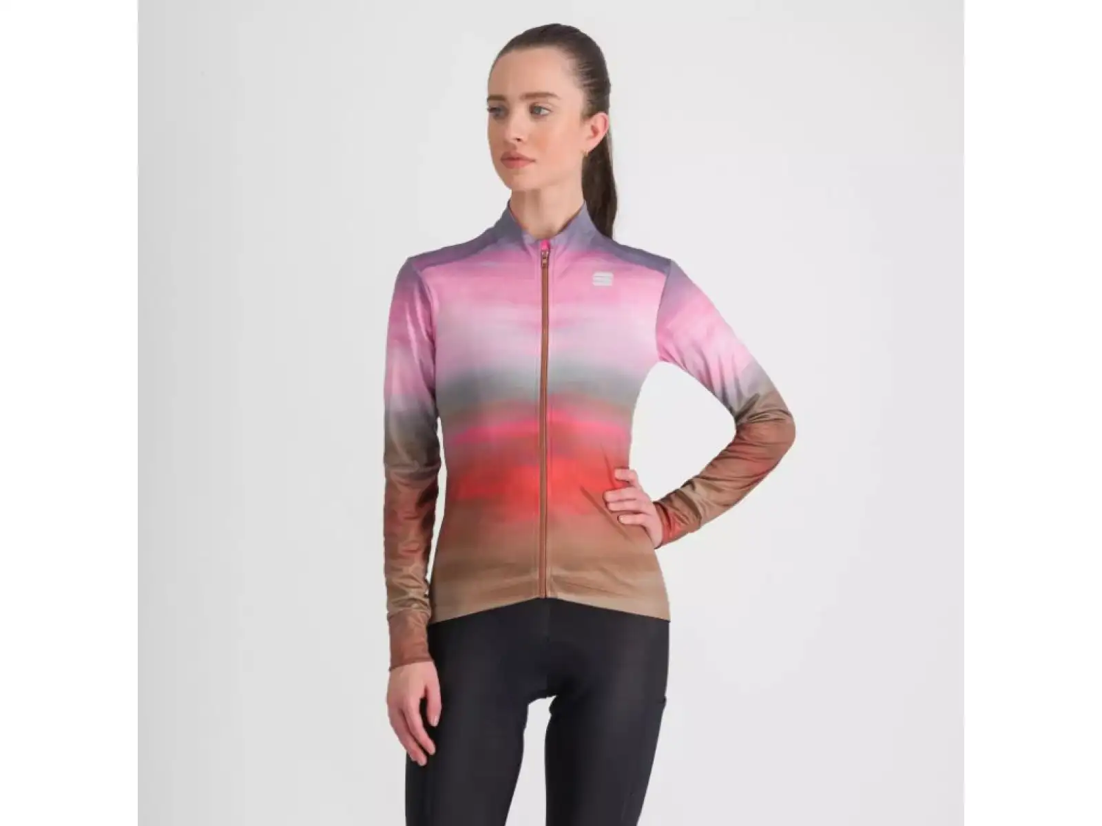 Sportful Flow Supergiara Thermal Women's Jersey Cayenna Red Pink Veľkosť. S