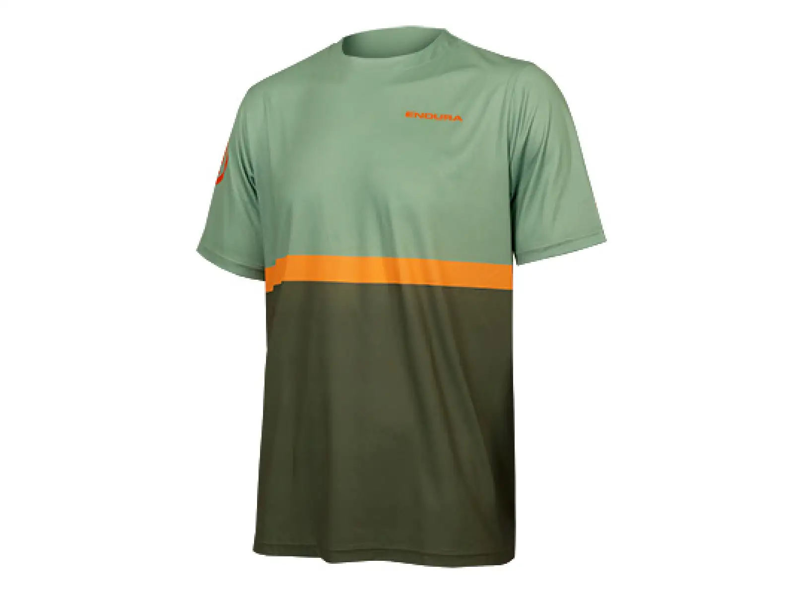 Endura SingleTrack Core Tee II Pánske tričko s krátkym rukávom Tangerine