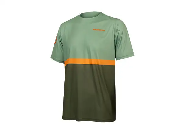 Endura SingleTrack Core Tee II Pánske tričko s krátkym rukávom Tangerine