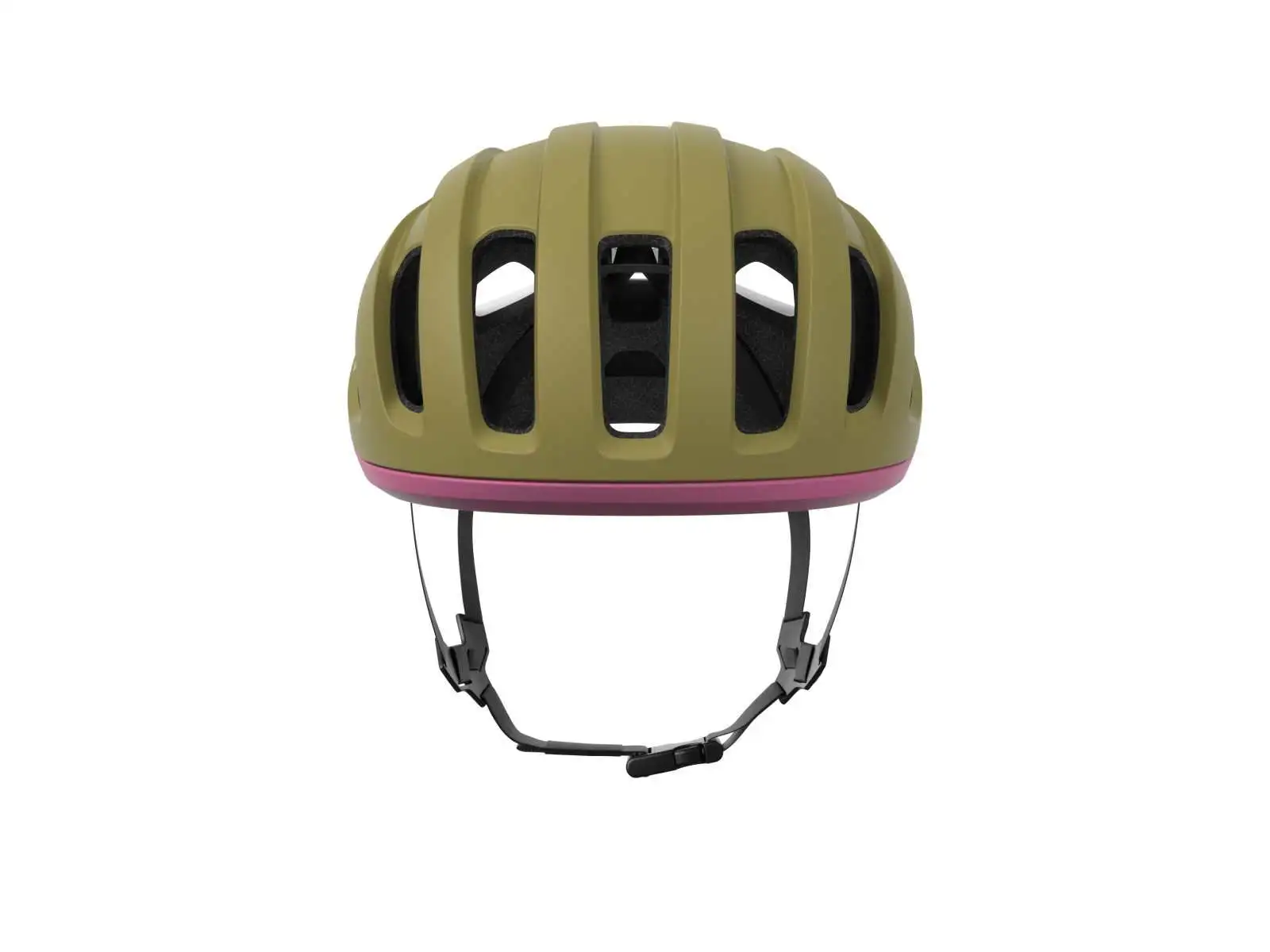 POC Amidal cestná prilba Olivine Green Matt/Thulite Pink Matt