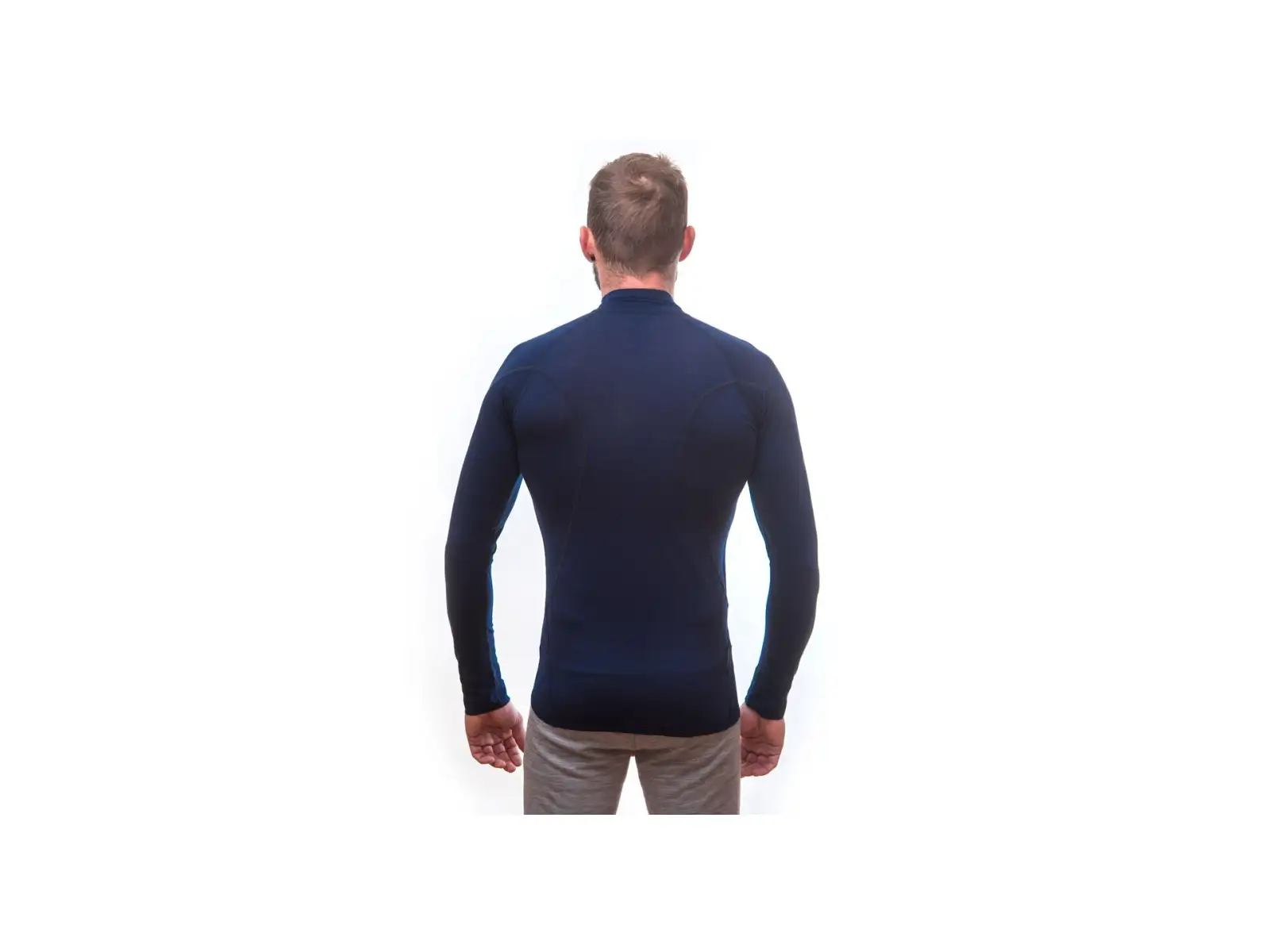 Sensor Merino Active pánske tričko dlhý rukáv Deep Blue