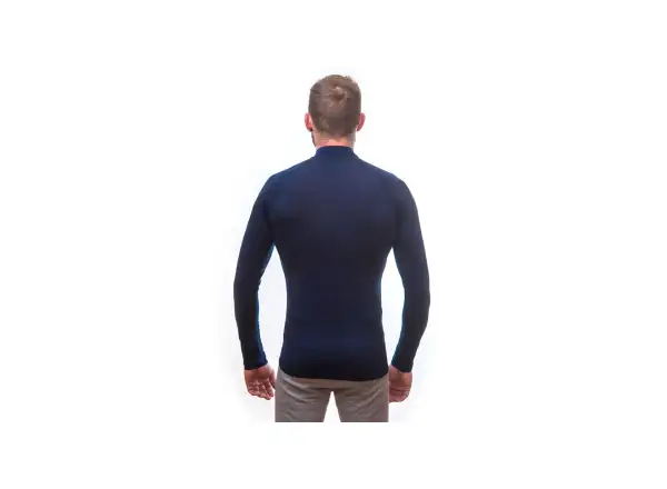 Sensor Merino Active pánske tričko dlhý rukáv Deep Blue