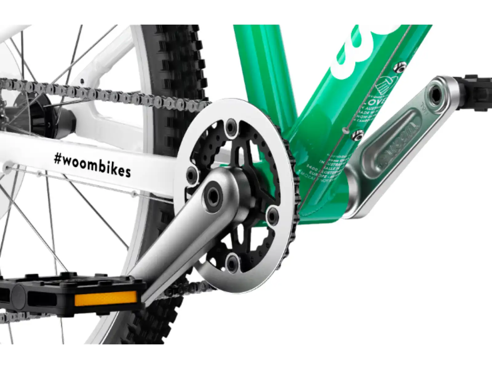 Woom 6 Mint Green 26 detský bicykel
