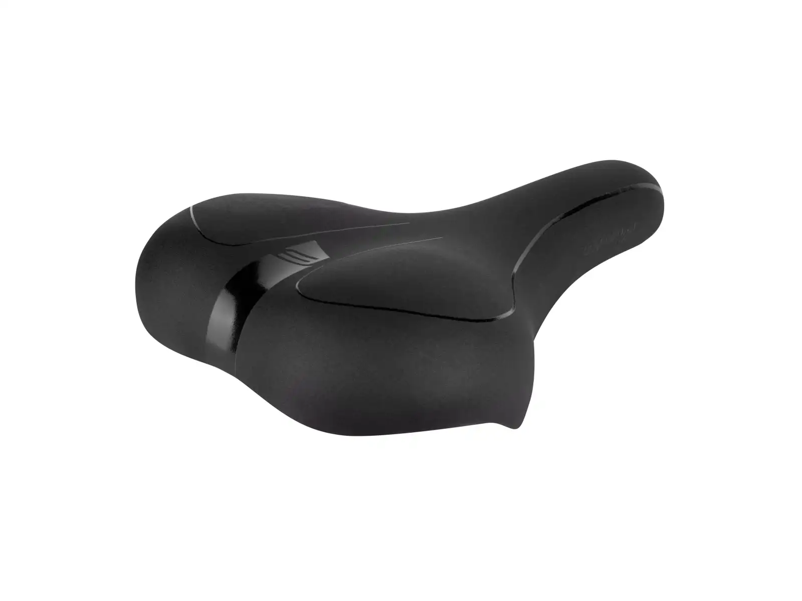 Force Comfort Gel pánske turistické sedlo čierna
