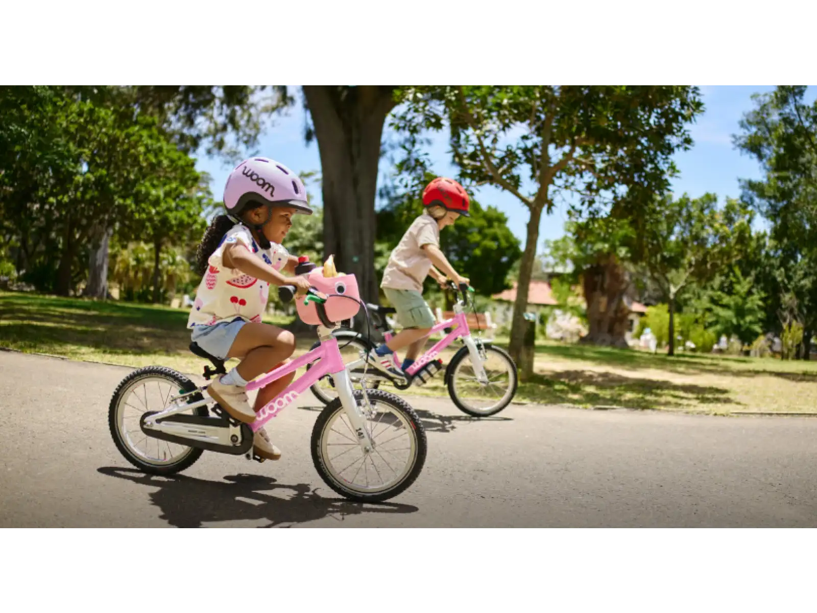 Woom Go 3 detský bicykel 16" Powder Pink