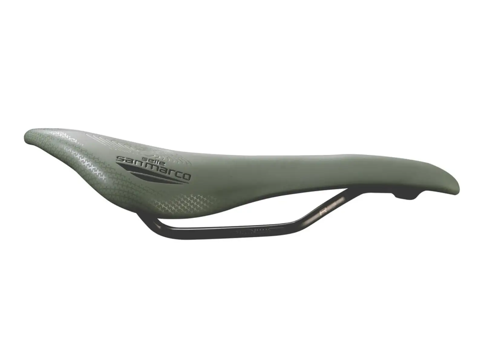Selle San Marco Allroad Supercomfort Racing Wide Sedlo zelené