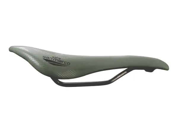 Selle San Marco Allroad Supercomfort Racing Wide Sedlo zelené