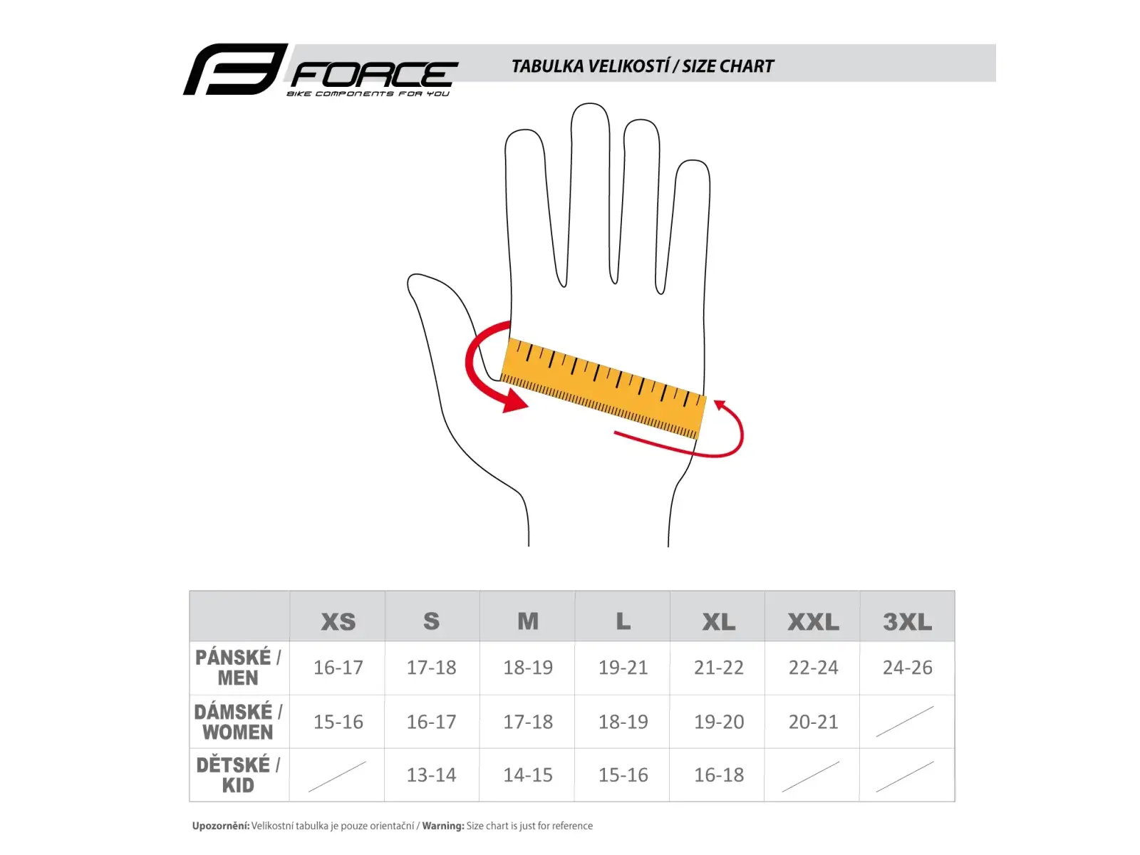 Force Angle MTB rukavice červené/čierne