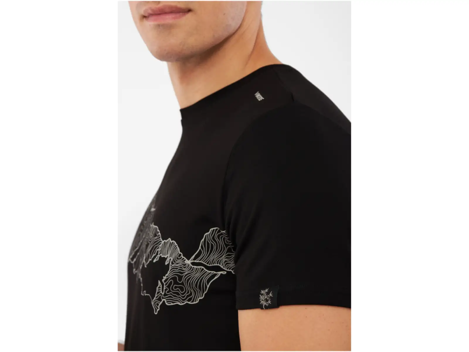 Viking Lenta Bamboo pánske tričko krátky rukáv Black/Grey