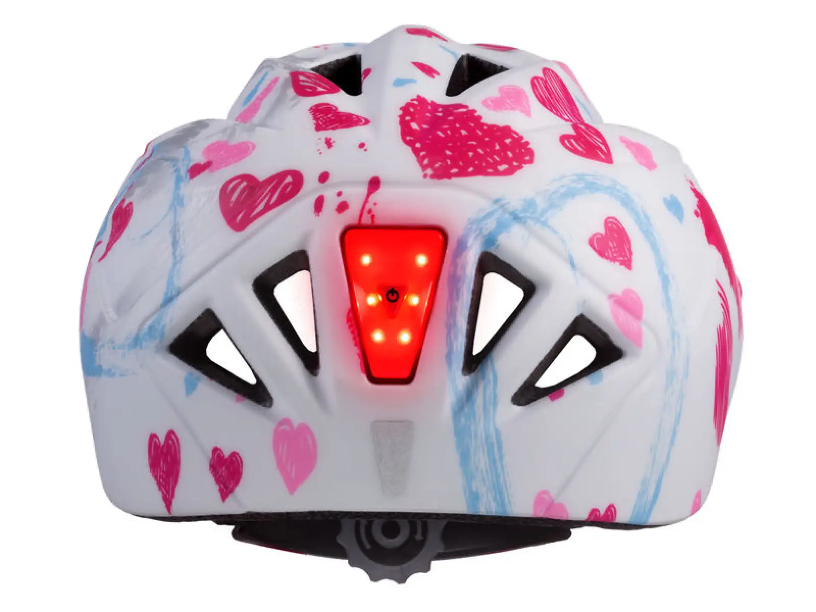 Etape Pluto Light detská cyklistická prilba biela/ružová matná