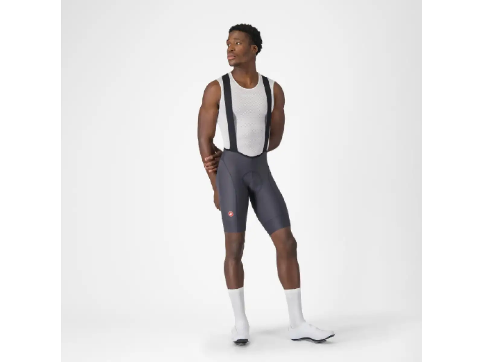 Castelli Competizione 2 pánske nohavice s trakmi Dark Gray