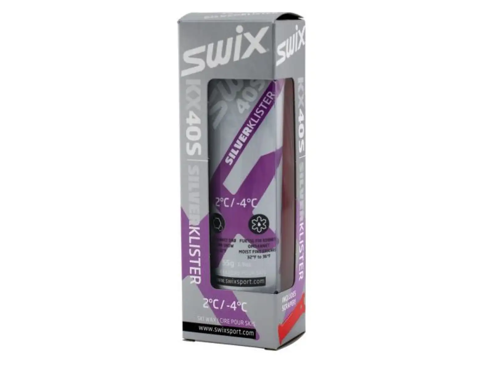 Swix klip fialový - strieborný 55 g