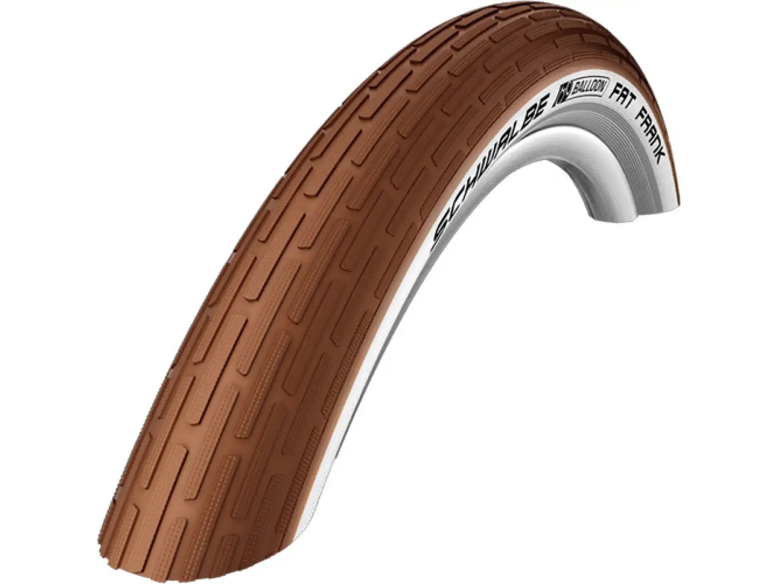 Schwalbe Fat Frank KevlarGuard 26x2,35" MTB plášť drôt Brown-WhiteWall