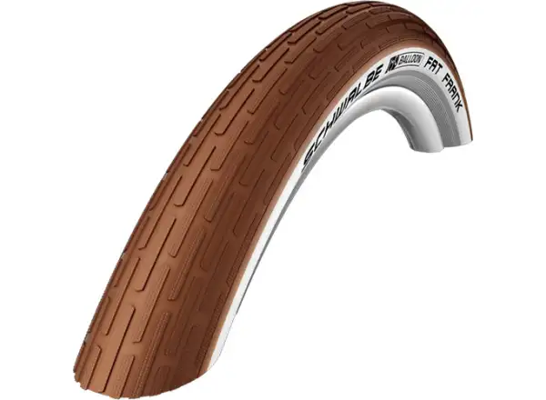 Schwalbe Fat Frank KevlarGuard 26x2,35" MTB plášť drôt Brown-WhiteWall