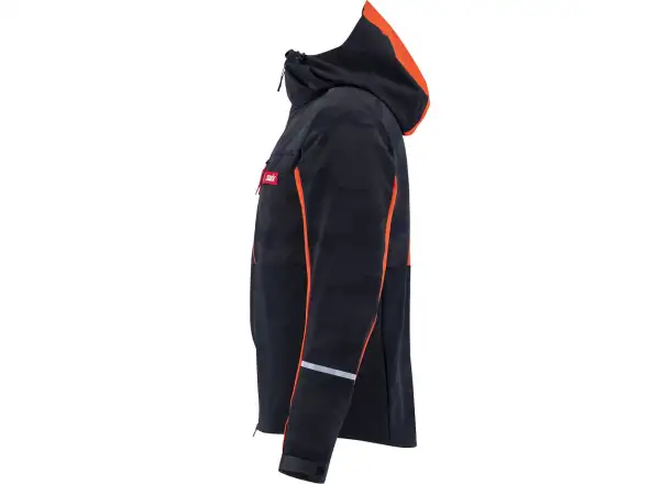 Swix Surmount softshield pánska bunda Black/Fiery Red