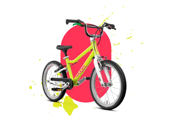 Woom GO 3 Automagic detský bicykel neon lime