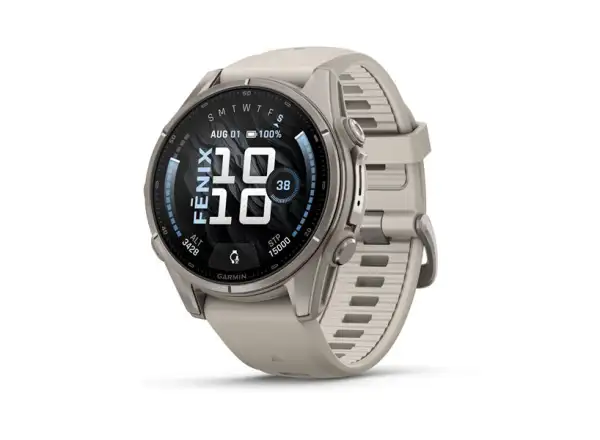 Garmin fenix 9–43 mm inteligentné hodinky Titanium Fog Gray