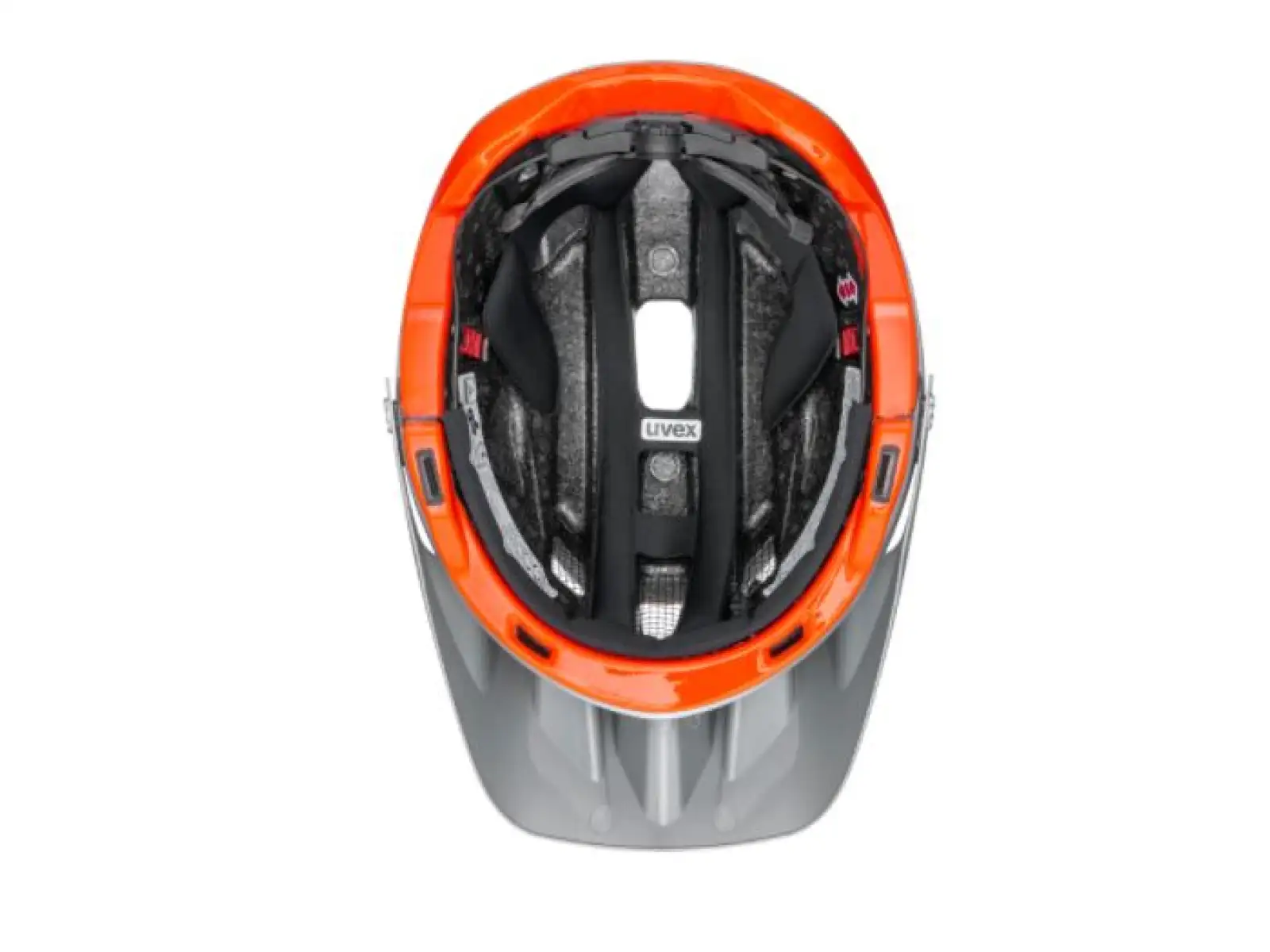 Uvex Quatro Integrale MTB prilba Silver/Orange Mat 2021