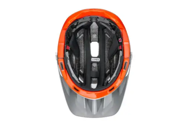 Uvex Quatro Integrale MTB prilba Silver/Orange Mat 2021