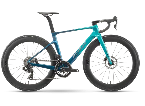 Raymon Arva Evo 24S Force E1 AXS cestný bicykel ocean fade/chrome