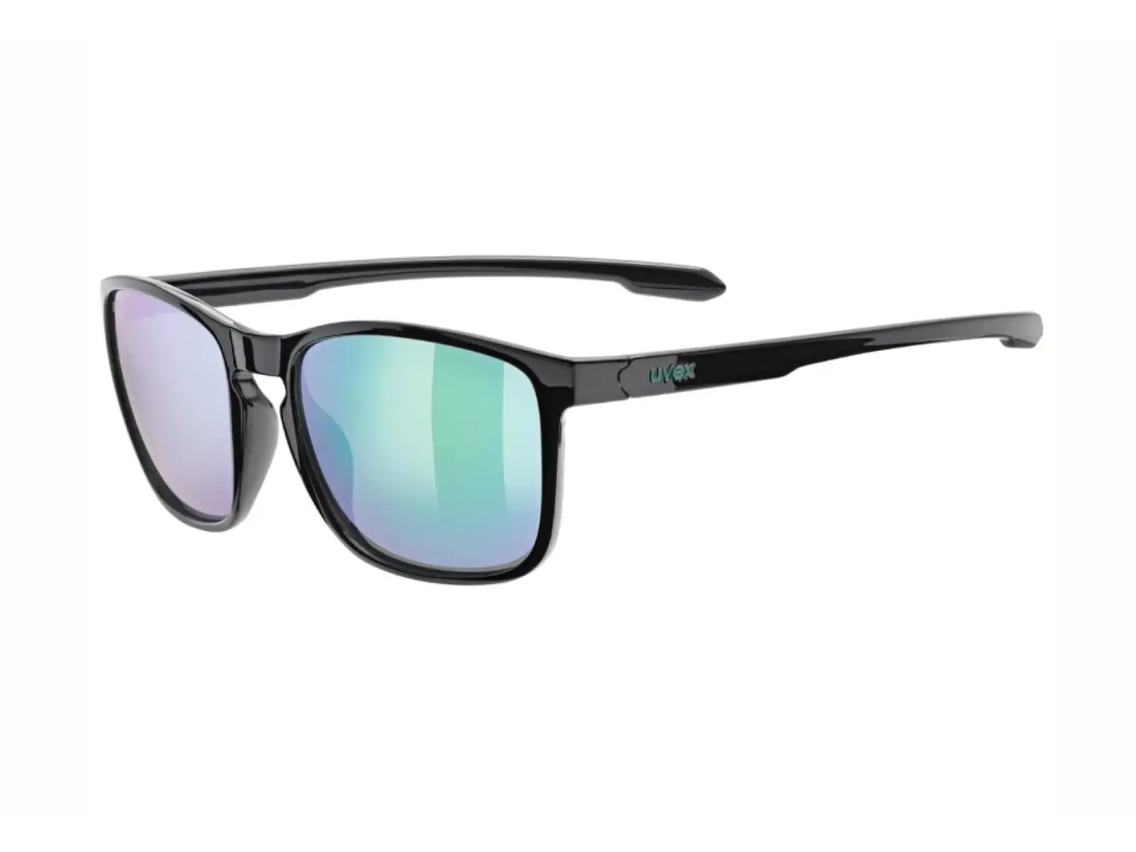 Uvex LGL 52 okuliare Black/Mirror Green