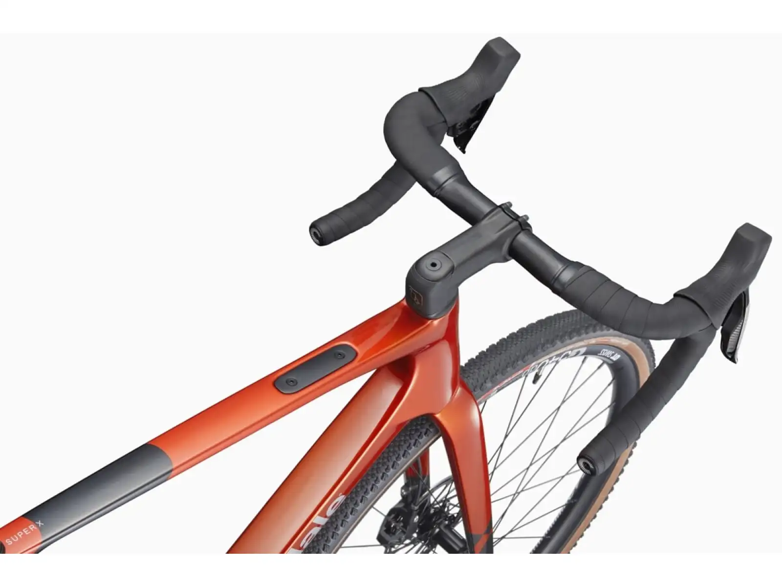 Cannondale SuperX 4 AXS gravel bicykel Flame Orange