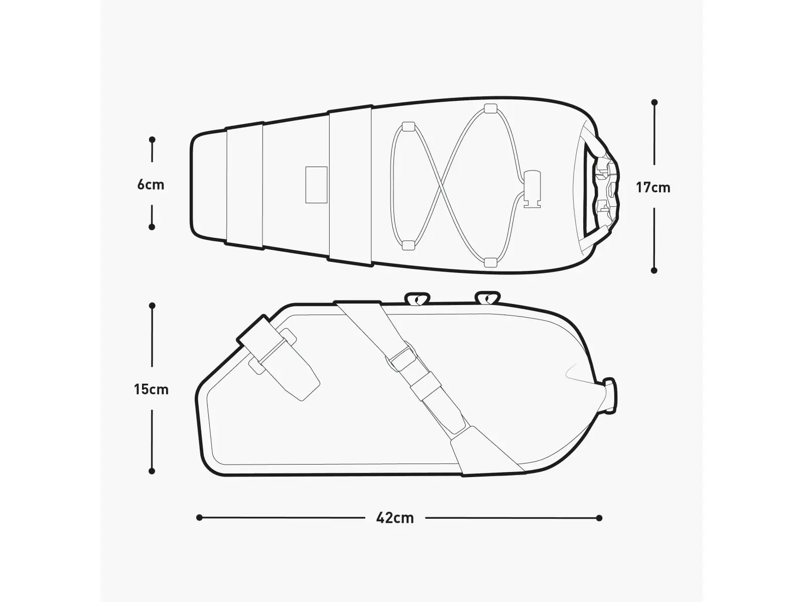 Evoc Seat Pack Ultra WP 7 podsedlová brašna Black