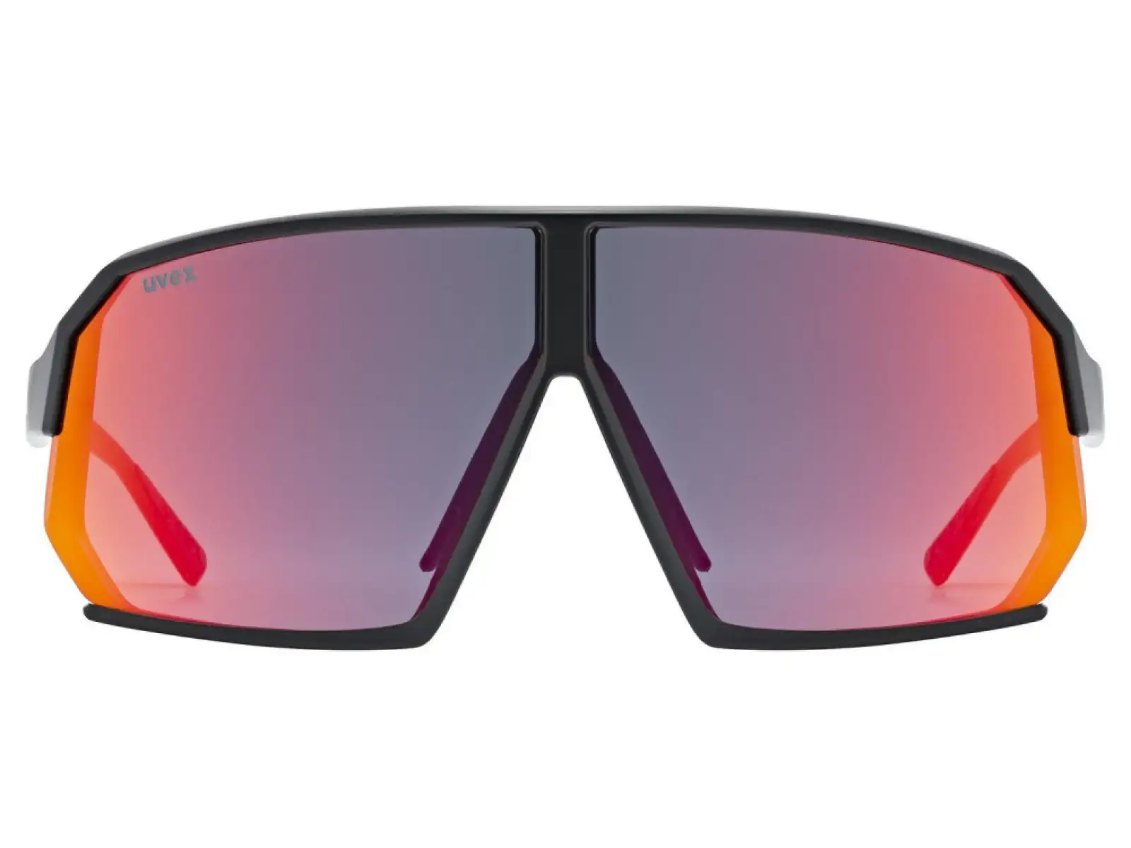 Uvex Sportstyle 237 okuliare Black Matt/Mirror Red