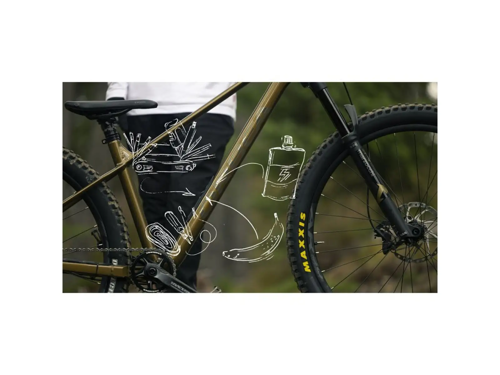 Orbea Laufey H10 horský bicykel Matallic Olive Green/Titanium Black