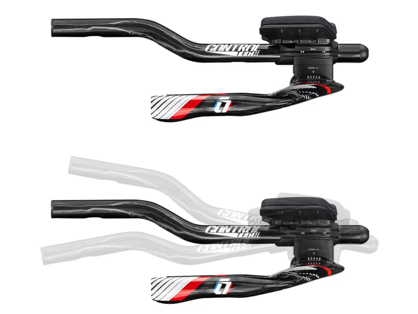 ControlTech Time Zone Aerobar karbónové riadidlá  čierne