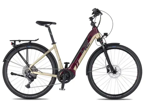 4Ever Comfort Sport 720 Dark Wine nízkonástupový elektrobicykel